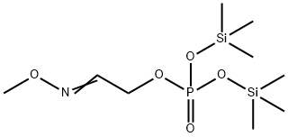 Phosphoric acid 2-(methoxyimino)ethylbis(trimethylsilyl) ester Struktur