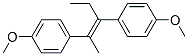 1,1'-(1-Ethyl-2-methyl-1,2-ethenediyl)bis(4-methoxybenzene) Struktur