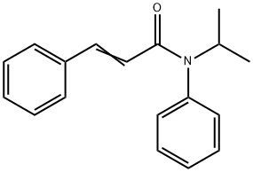 N-(1-Methylethyl)-N,3-diphenylpropenamide Struktur