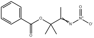 2-Methyl-3-(nitroimino)-2-butanol benzoate Struktur