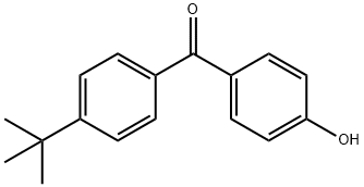 (4-TERT-BUTYLPHENYL)(4-HYDROXYPHENYL)METHANONE Struktur