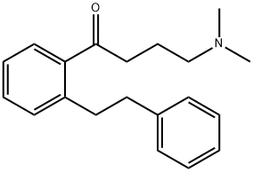 4-DIMETHYLAMINO-1-(2-PHENETHYL-PHENYL)-BUTAN-1-ONE Struktur