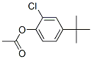 Chloro-4-(1,1-dimethylethyl)phenol acetate Struktur