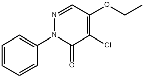 4-Chloro-5-ethoxy-2-phenyl-3(2H)-pyridazinone Struktur