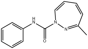 3-Methyl-N-phenyl-1H-1,2-diazepine-1-carboxamide Struktur