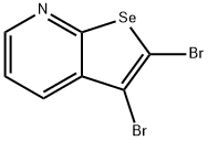 2,3-Dibromoselenolo[2,3-b]pyridine Struktur