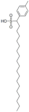 octadecylxylenesulphonic acid  Struktur