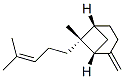 (1R,5R,6R)-6-Methyl-2-methylene-6-(4-methyl-3-pentenyl)bicyclo[3.1.1]heptane Struktur