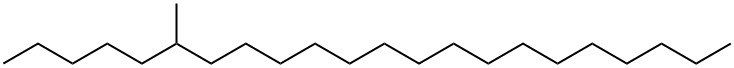 6-Methyldocosane Struktur