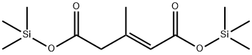 (E)-3-Methyl-2-pentenedioic acid bis(trimethylsilyl) ester Struktur