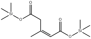 (Z)-3-Methyl-2-pentenedioic acid bis(trimethylsilyl) ester Struktur