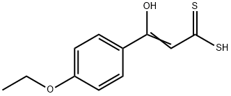 3-(4-Ethoxyphenyl)-3-hydroxypropenedithioic acid Struktur