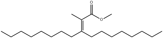 2-Methyl-3-octyl-2-undecenoic acid methyl ester Struktur