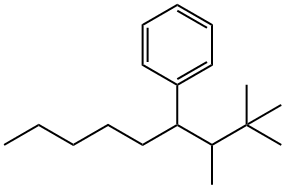 1-(1,2,2-Trimethylpropyl)hexylbenzene Struktur