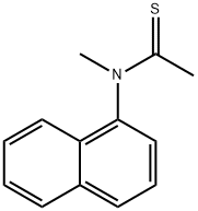 Ethanethioamide,  N-methyl-N-1-naphthalenyl- Struktur