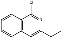 1-Chloro-3-ethylisoquinoline Struktur