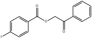 4-Iodobenzoic acid phenacyl ester Struktur