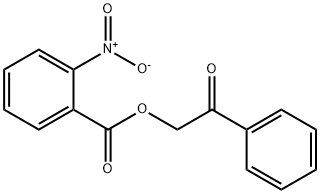 2-Nitrobenzoic acid phenacyl ester Struktur