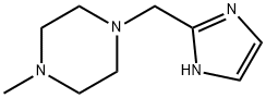 2-[(4-METHYL-1-PIPERAZINYL)METHYL]IMIDAZOLE Struktur