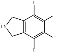 4,5,6,7-tetrafluoroisoindoline Struktur