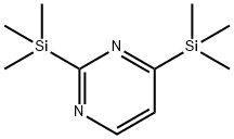 Pyrimidine, 2,4-bis(trimethylsilyl)- (9CI) Struktur