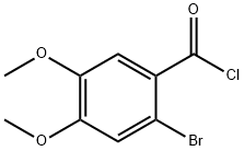 2-bromo-4,5-dimethoxybenzoyl chloride Struktur