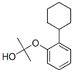 2-(2-Cyclohexylphenoxy)-2-propanol Struktur