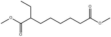 2-Ethyloctanedioic acid dimethyl ester Struktur