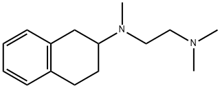 N,N,N'-Trimethyl-N'-(1,2,3,4-tetrahydronaphthalen-2-yl)-1,2-ethanediamine Struktur