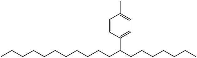 1-(1-Heptyldodecyl)-4-methylbenzene Struktur