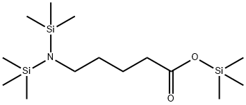 5-[Bis(trimethylsilyl)amino]pentanoic acid trimethylsilyl ester Struktur