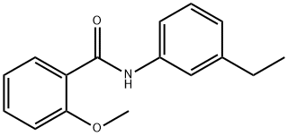 Benzamide, N-(3-ethylphenyl)-2-methoxy- (9CI) Struktur