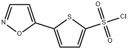 5-(5-ISOXAZYL)THIOPHENE-2-SULFONYL CHLORIDE Struktur