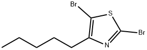 Thiazole, 2,5-dibromo-4-pentyl- (9CI) Struktur