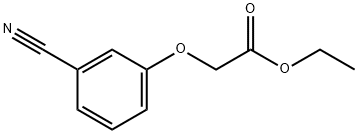 (3-CYANOPHENOXY) ACETIC ACID ETHYL ESTER Struktur