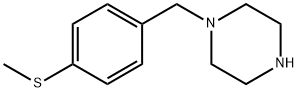 1-[4-(METHYLTHIO)BENZYL]PIPERAZINE Struktur