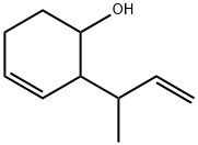 3-Cyclohexen-1-ol, 2-(1-methyl-2-propenyl)- (9CI) Struktur