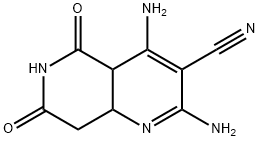 1,6-Naphthyridine-3-carbonitrile, 2,4-diamino-4a,5,6,7,8,8a-hexahydro-5,7-dioxo- (9CI) Struktur