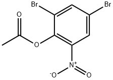 2,4-Dibromo-6-nitrophenol acetate Struktur