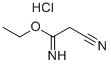 2-CYANO-ACETIMIDIC ACID ETHYL ESTER HCL