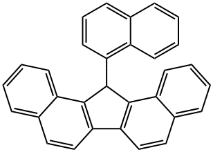 13-(1-Naphtyl)-13H-dibenzo[a,i]fluorene Struktur