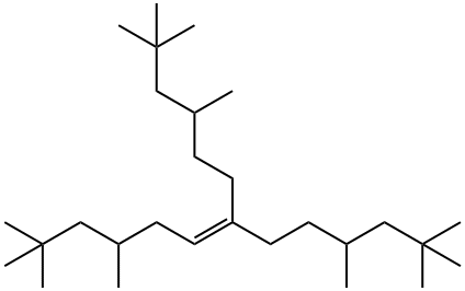 2,2,4,10,12,12-Hexamethyl-7-(3,5,5-trimethylhexyl)-6-tridecene Struktur