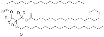 GLYCERYL-D5 TRIOCTADECANOATE Struktur