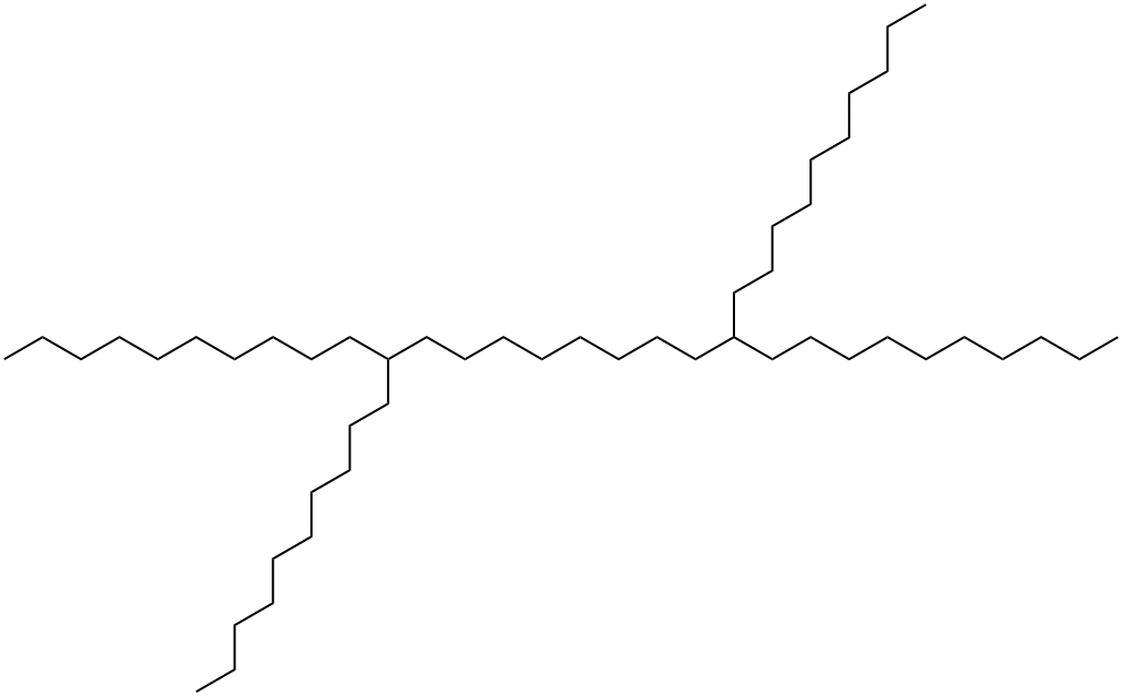 11,20-Didecyltriacontane Struktur