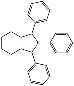 1H-Isoindole, octahydro-1,2,3-triphenyl- Struktur