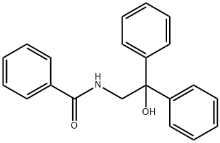 N-(2-HYDROXY-2,2-DIPHENYLETHYL)BENZENECARBOXAMIDE Struktur