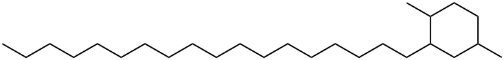 1,4-Dimethyl-2-octadecylcyclohexane Struktur