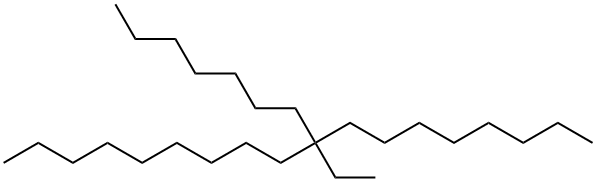 9-Ethyl-9-heptyloctadecane Struktur