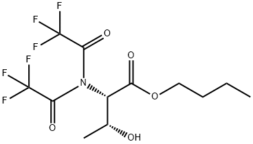 N,N-Bis(trifluoroacetyl)-L-threonine butyl ester Struktur