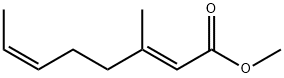 (2E,6Z)-3-Methyl-2,6-octadienoic acid methyl ester Struktur